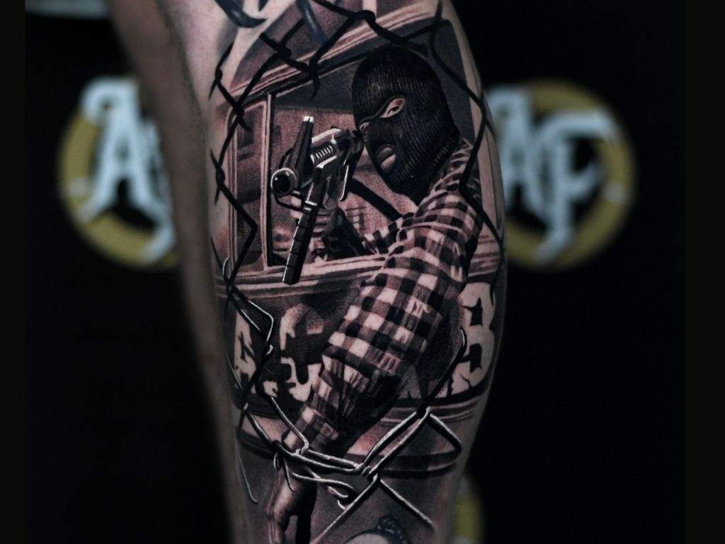 Gangstar – Tattoo von Artefact Tattoo
