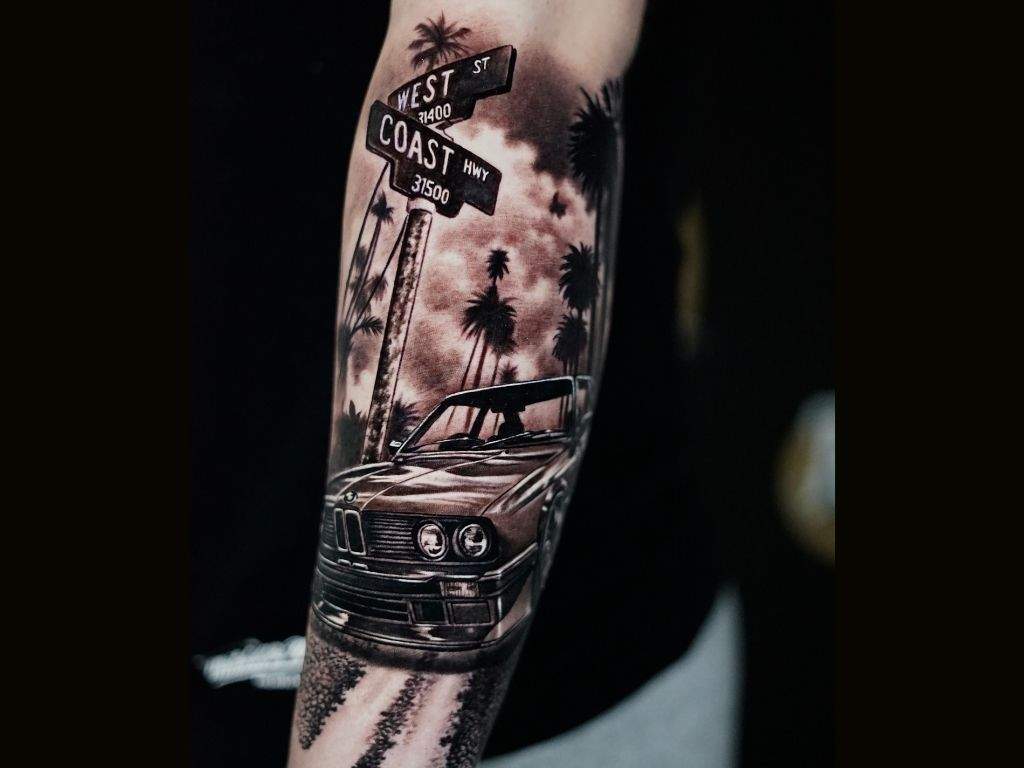City – Tattoo von Artefact Tattoo