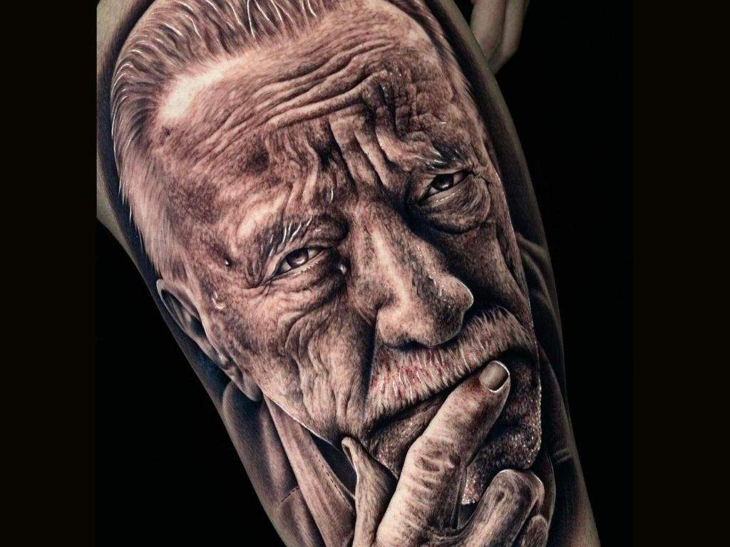 Oldman – Tattoo von Artefact Tattoo