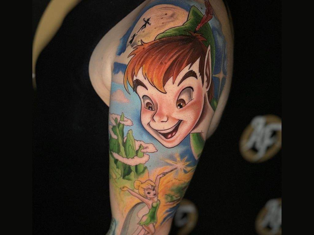 Peter Pan  – Tattoo von Artefact Tattoo